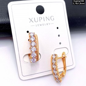 Сережки Xuping18К 19756 (1.8 см.)